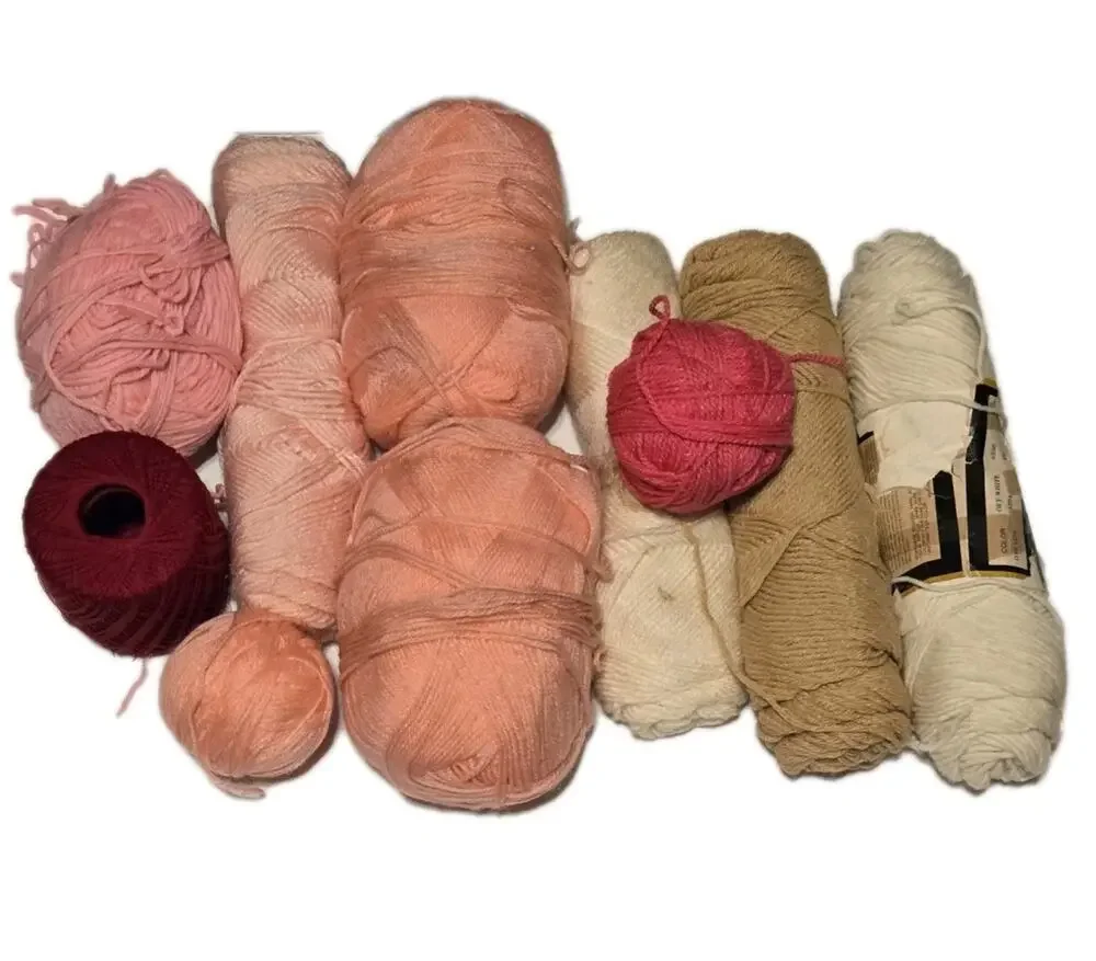 Mixed Bulk Lot of Yarn, Red Heart, Caron, Lion and More